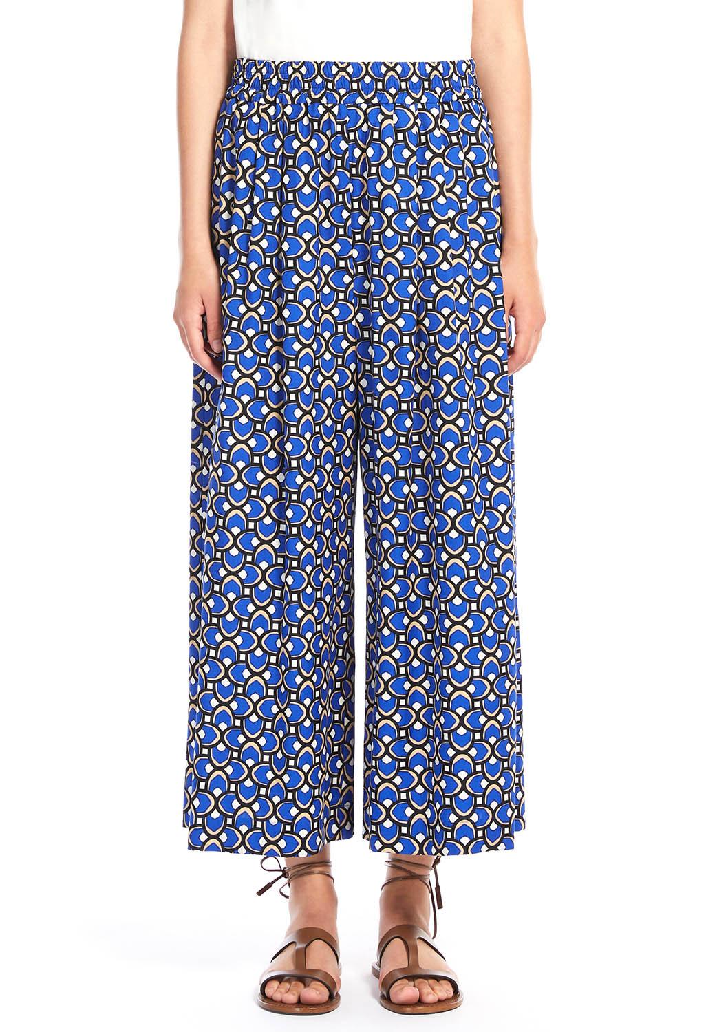  Max Mara Pantalone Virgin Blu Woman - 2