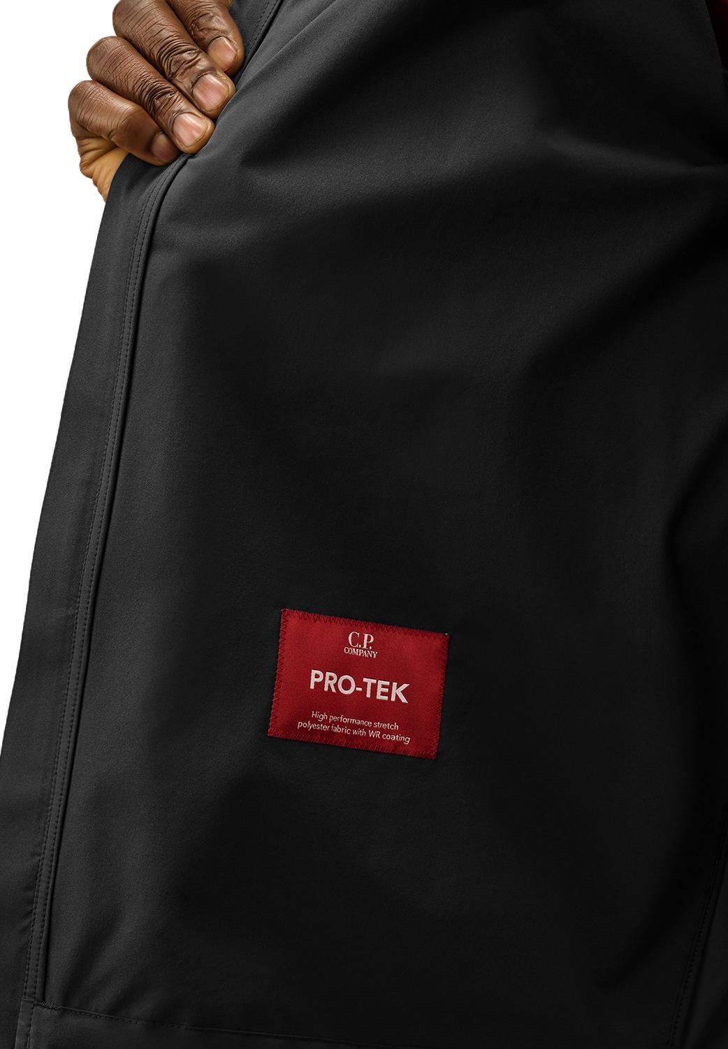  Cp Company Cp Comapny Pro-tek Hooded Jacket Black Uomo - 4