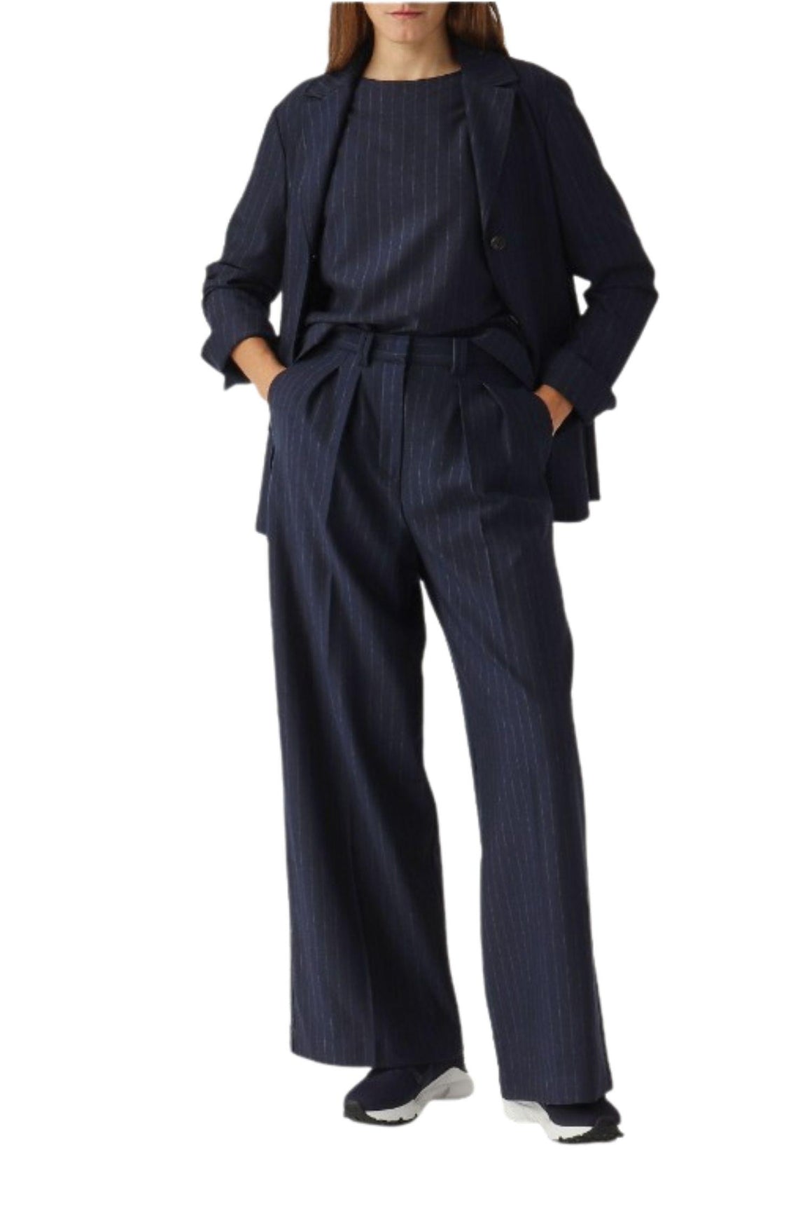  Max Mara Blazer Monopetto Todi Blu Navy<br/> Woman - 2