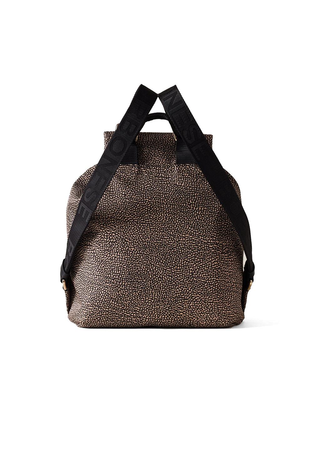  Borbonese Eco Line Zaino Medium Op Natural Woman - 3