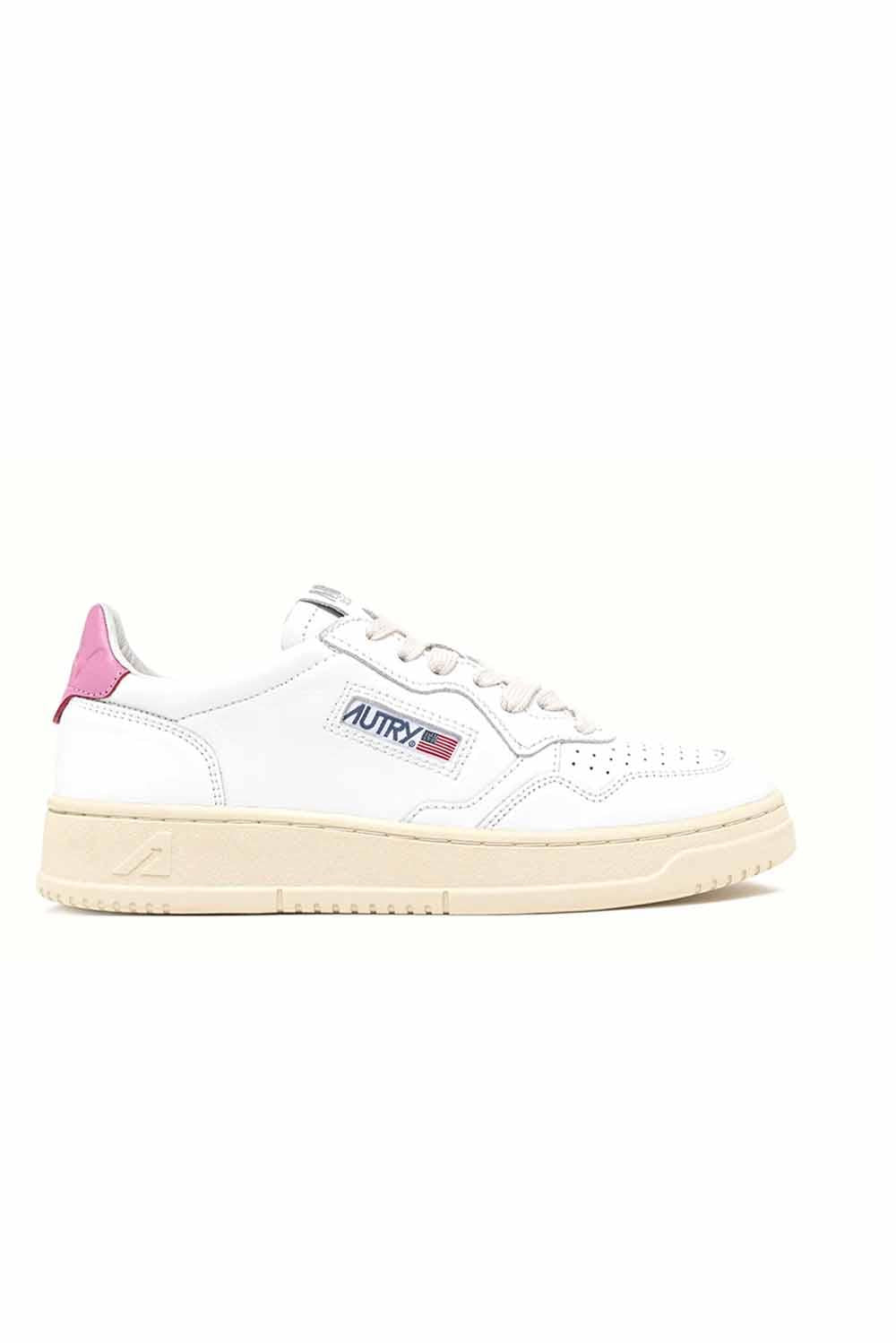  Autry Sneakers Medalist Low Wht-mauve Woman - 1