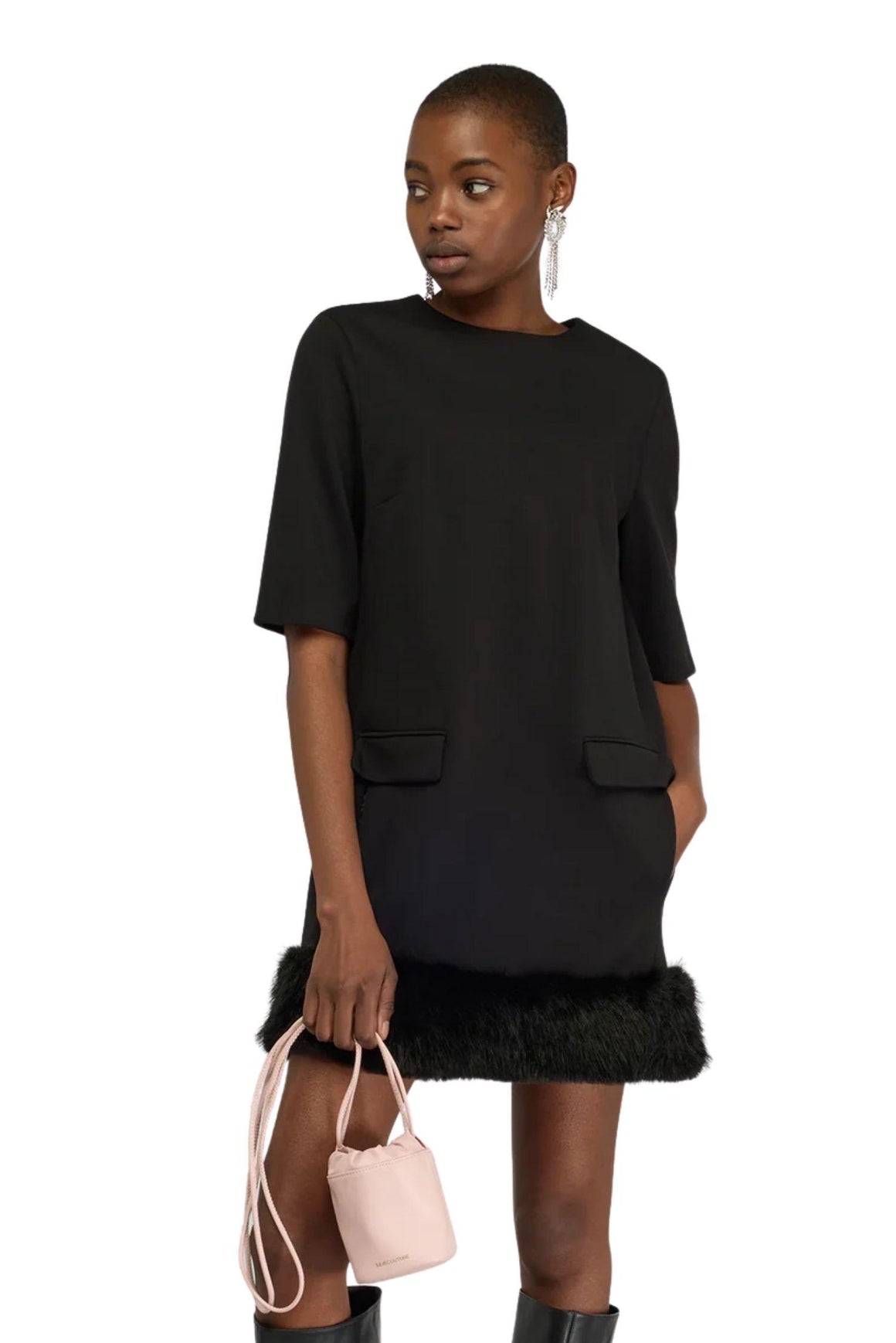  Semicouture Abito Arcadia Nero Woman - 1