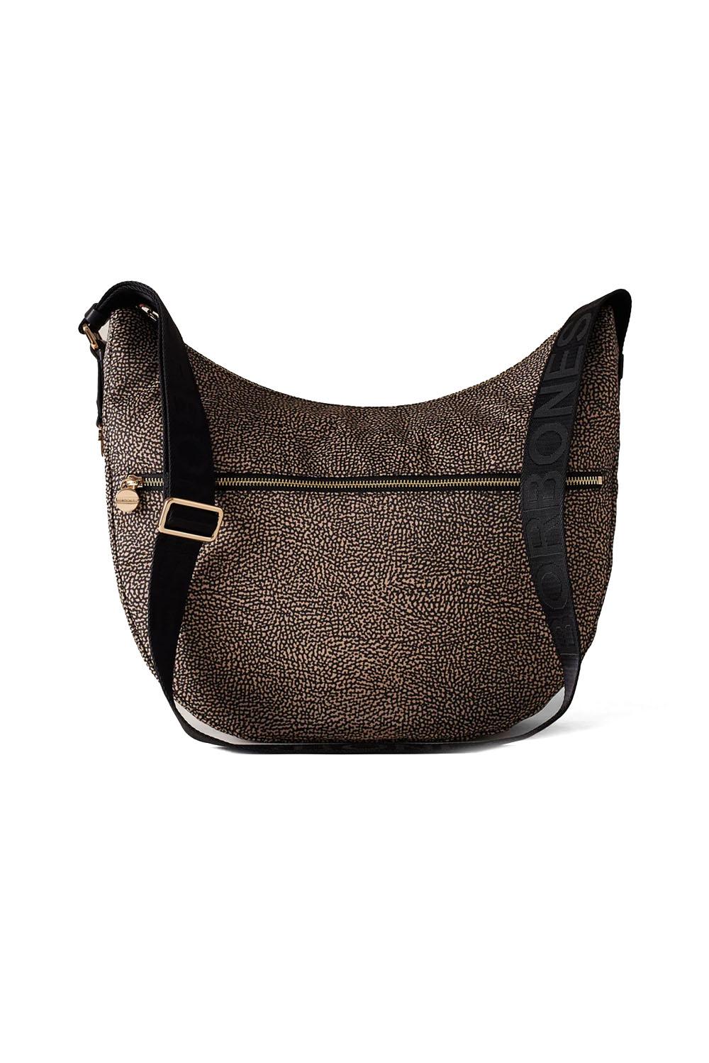  Borbonese Eco Line Luna Bag Medium Op Natural Woman - 1