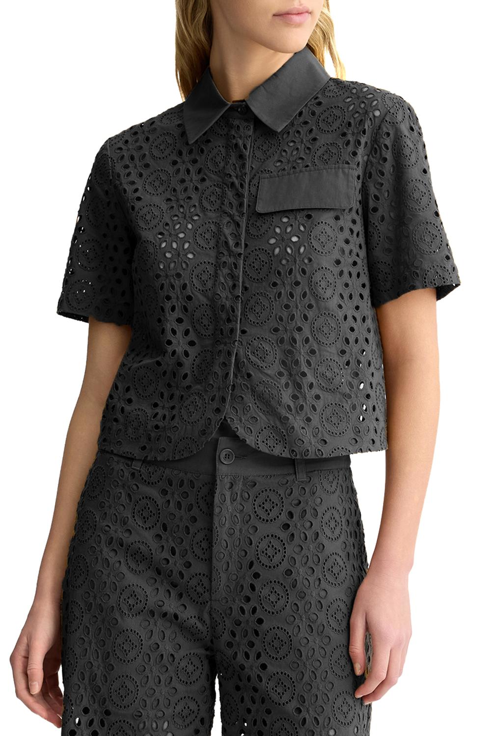  Liu Jo Camicia Cropped Nero Woman - 2