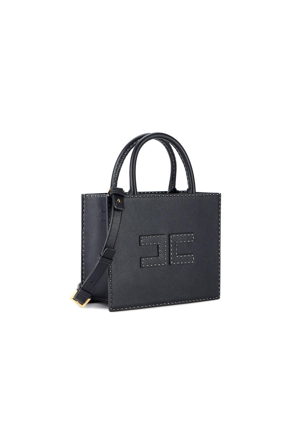  Elisabetta Franchi Tote Piccola Nero Woman - 2
