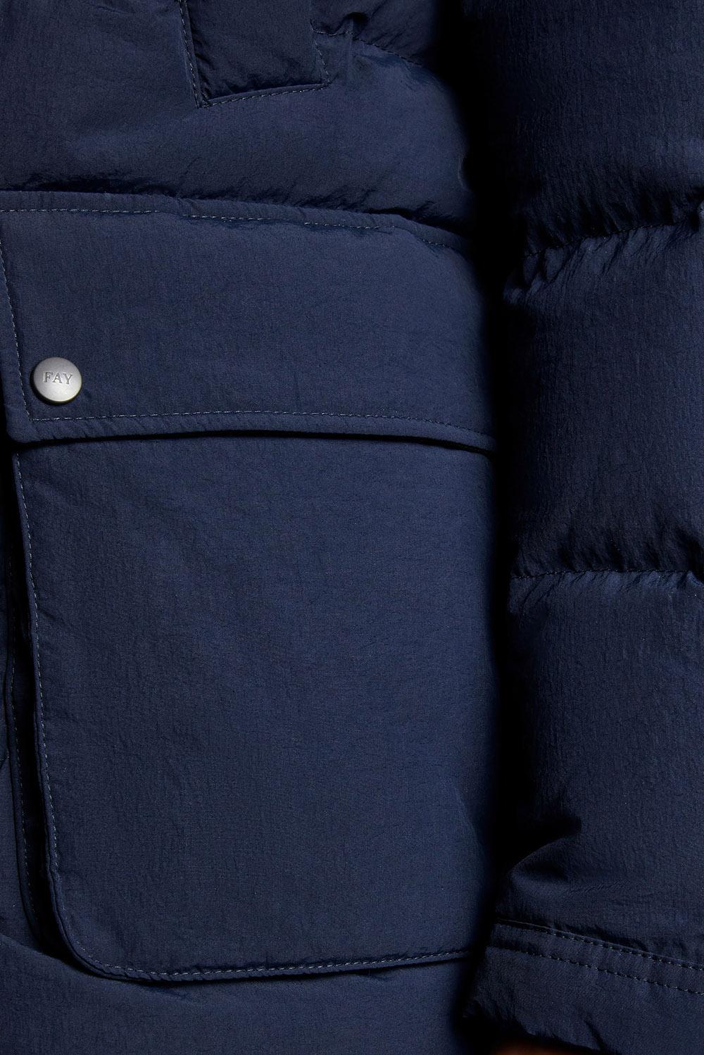  Fay Piumino Double Front Navy Uomo - 5