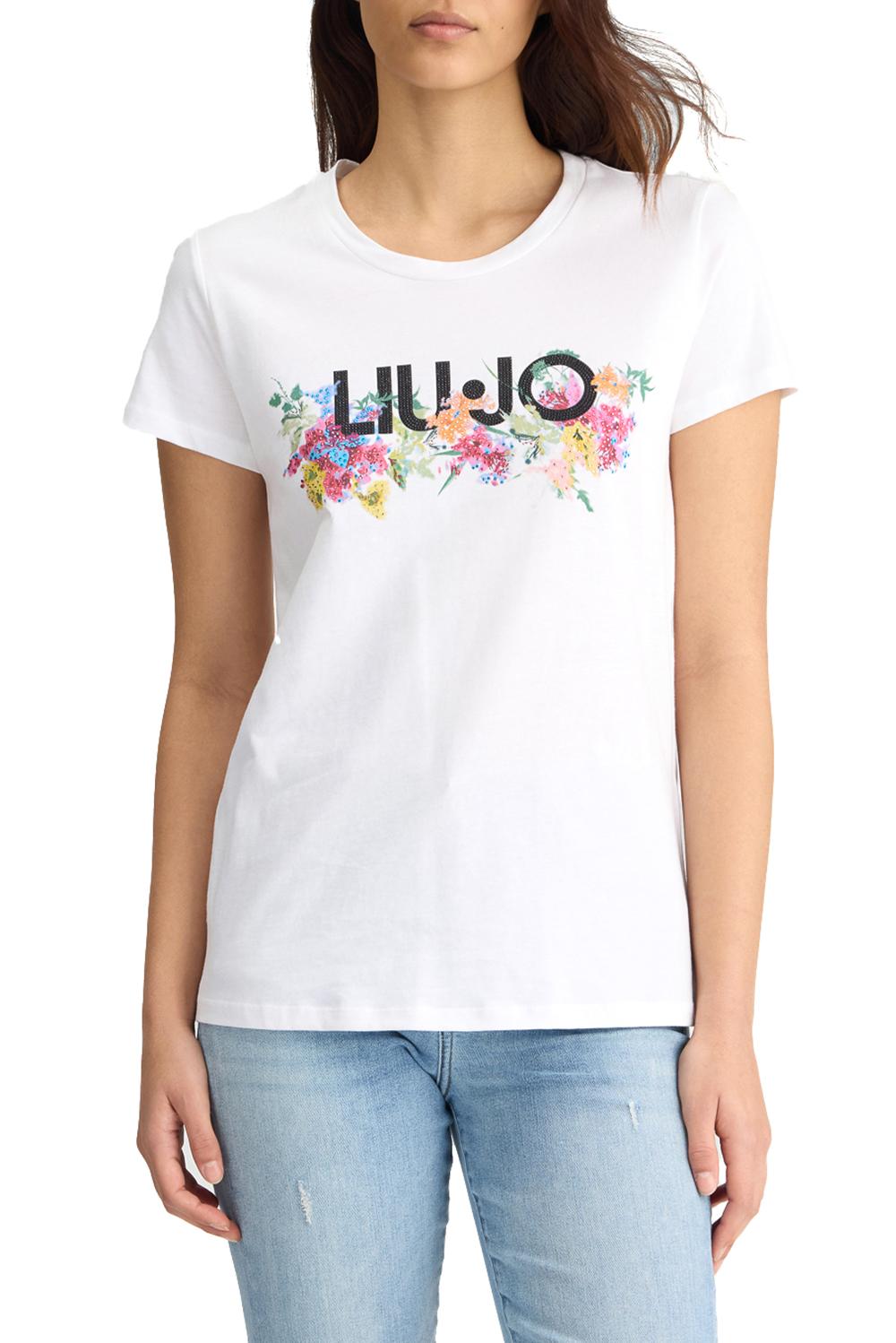  Liu Jo T-shirt Con Stampa Bianco Woman - 2