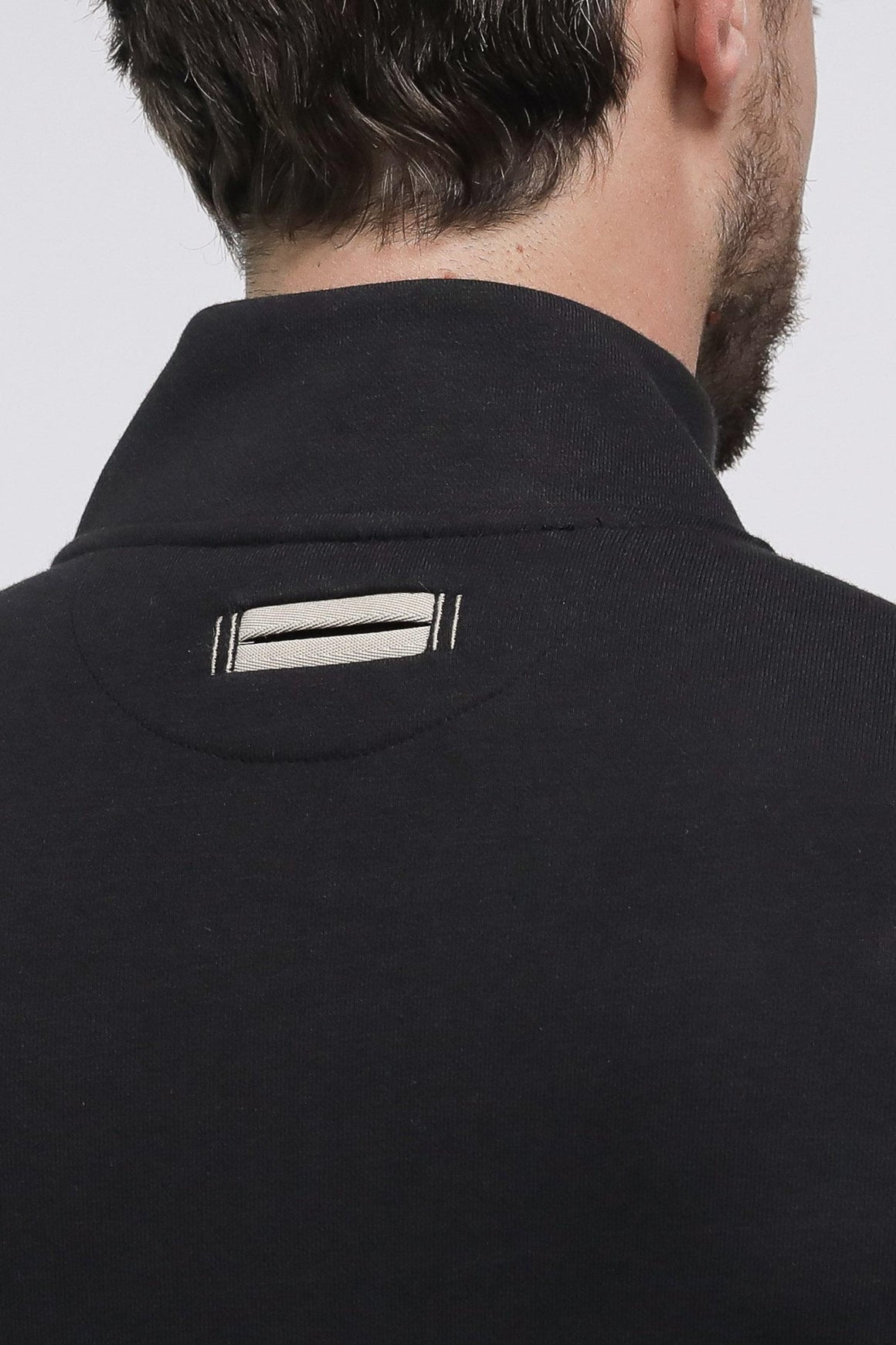  Blauer Felpa Zip Nero Uomo - 6