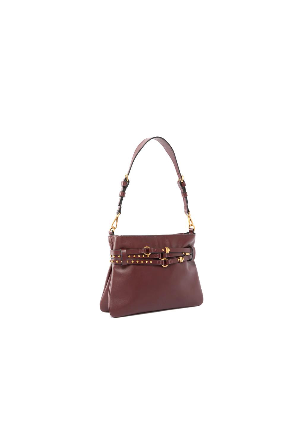  Pinko Belt Bag Mini Burgundy Woman - 2
