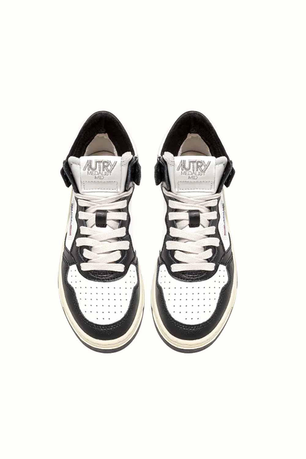  Autry Sneakers Medalist High Wht-black Woman - 4