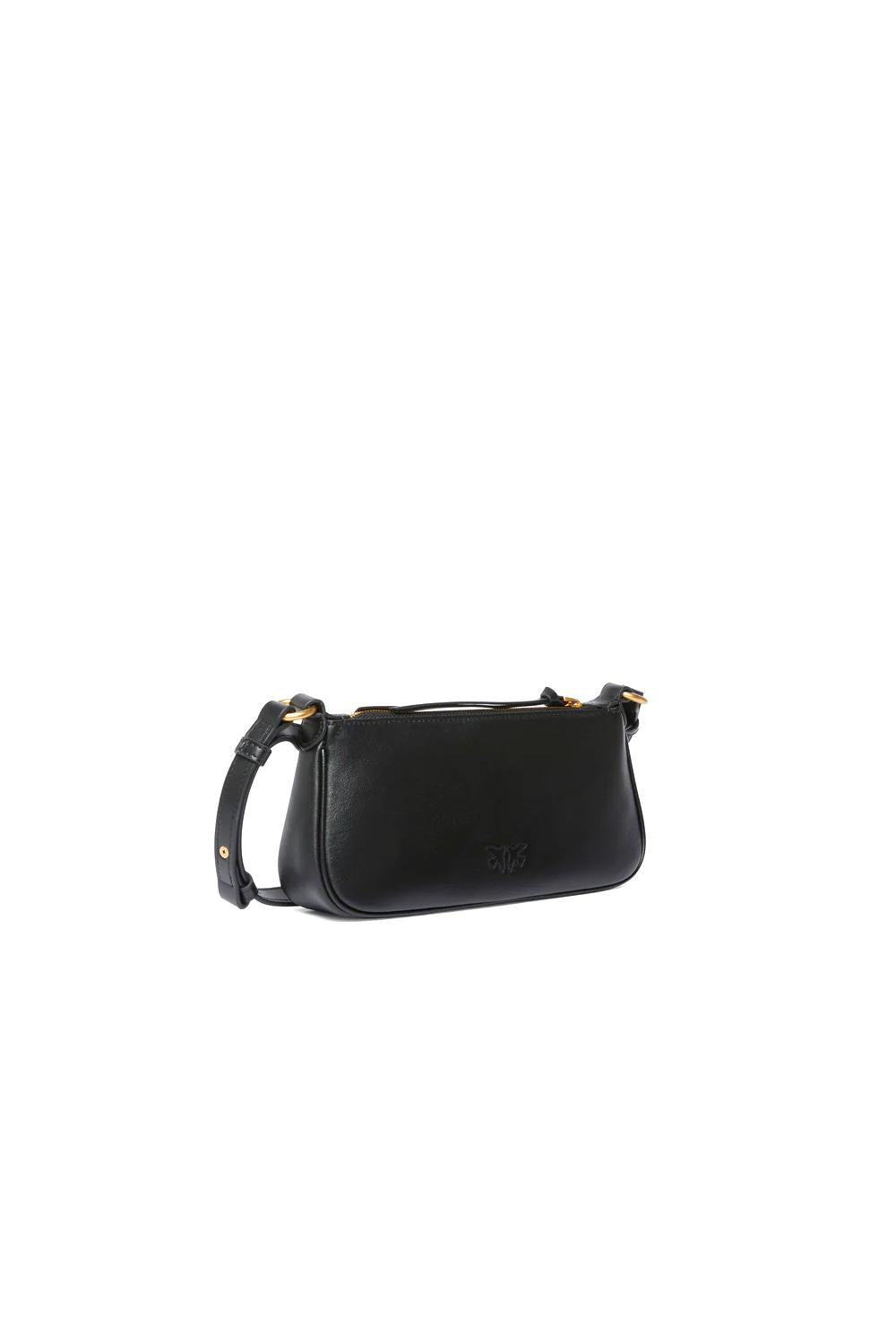  Pinko Half Moon Horizontal Nero Oro Woman - 2