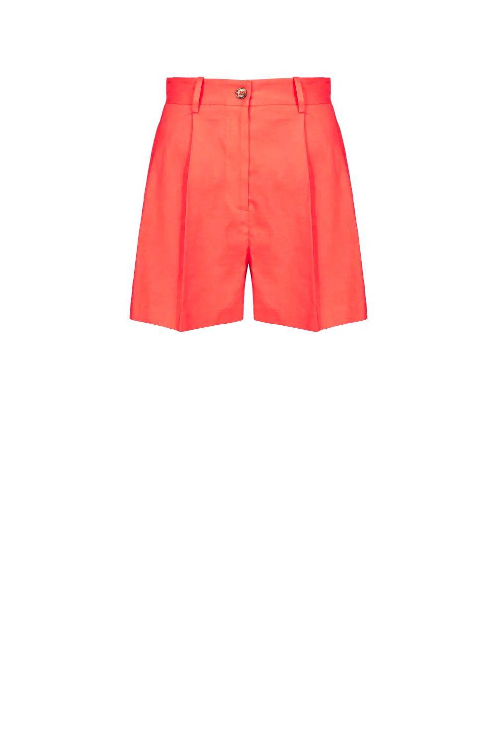  Pinko Shorts Tailored Rosso Woman - 1