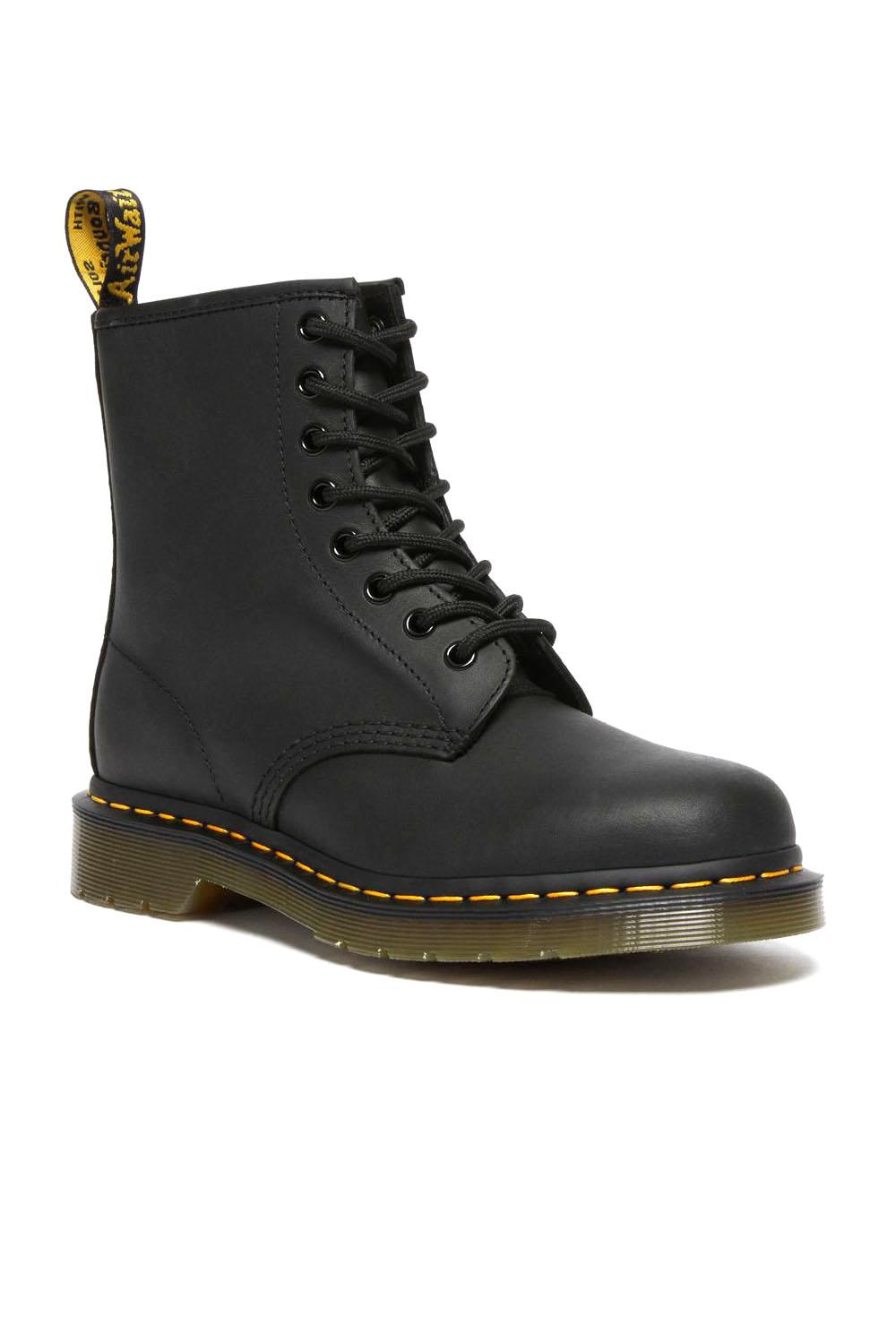  Dr. Martens Dr.martens 1460 Greasy Black Woman - 2