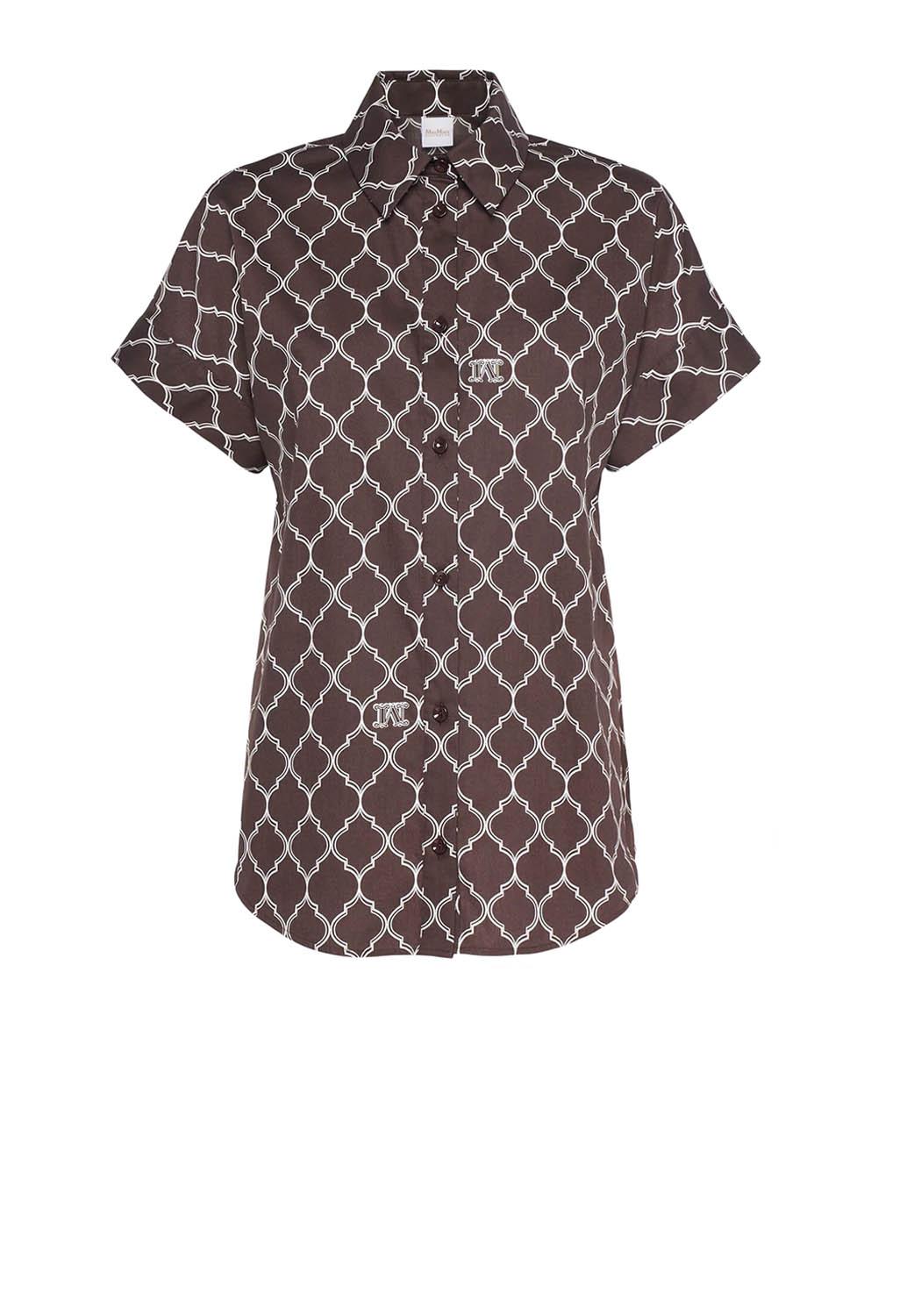  Max Mara Camicia Sponda Coffee Woman - 1