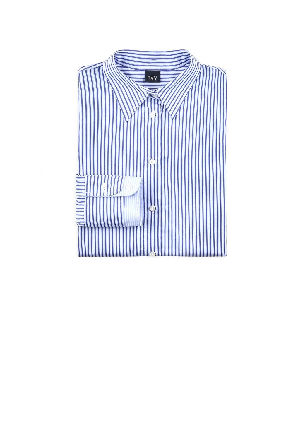  Fay Camicia Regular Indaco Woman - 1