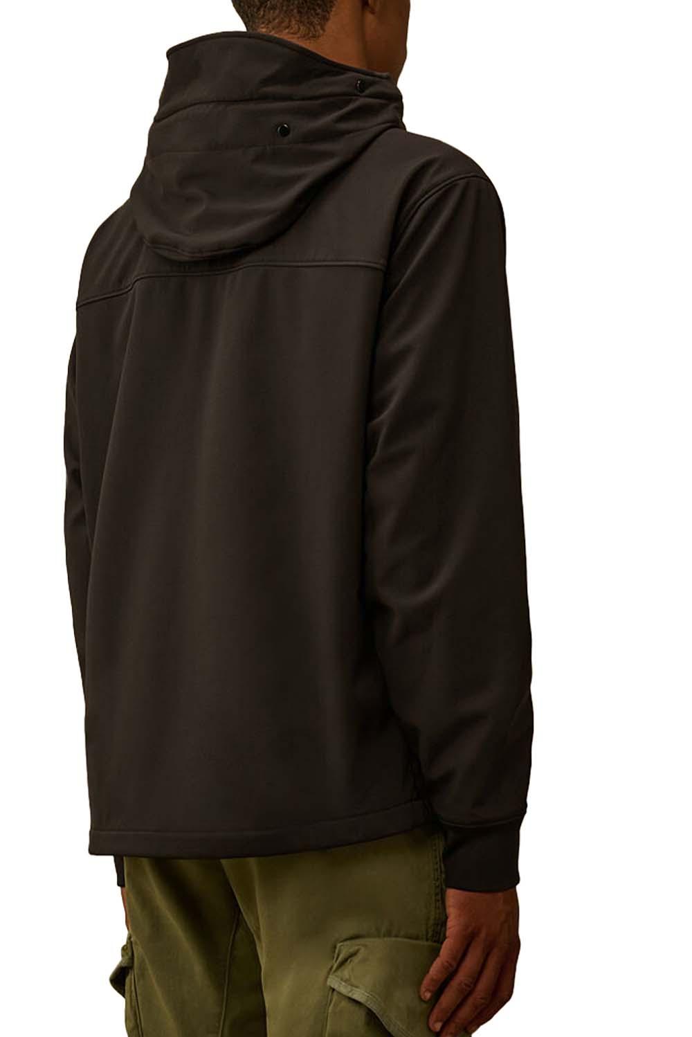  Cp Company Shell-r Goggle Jacket Black Uomo - 3