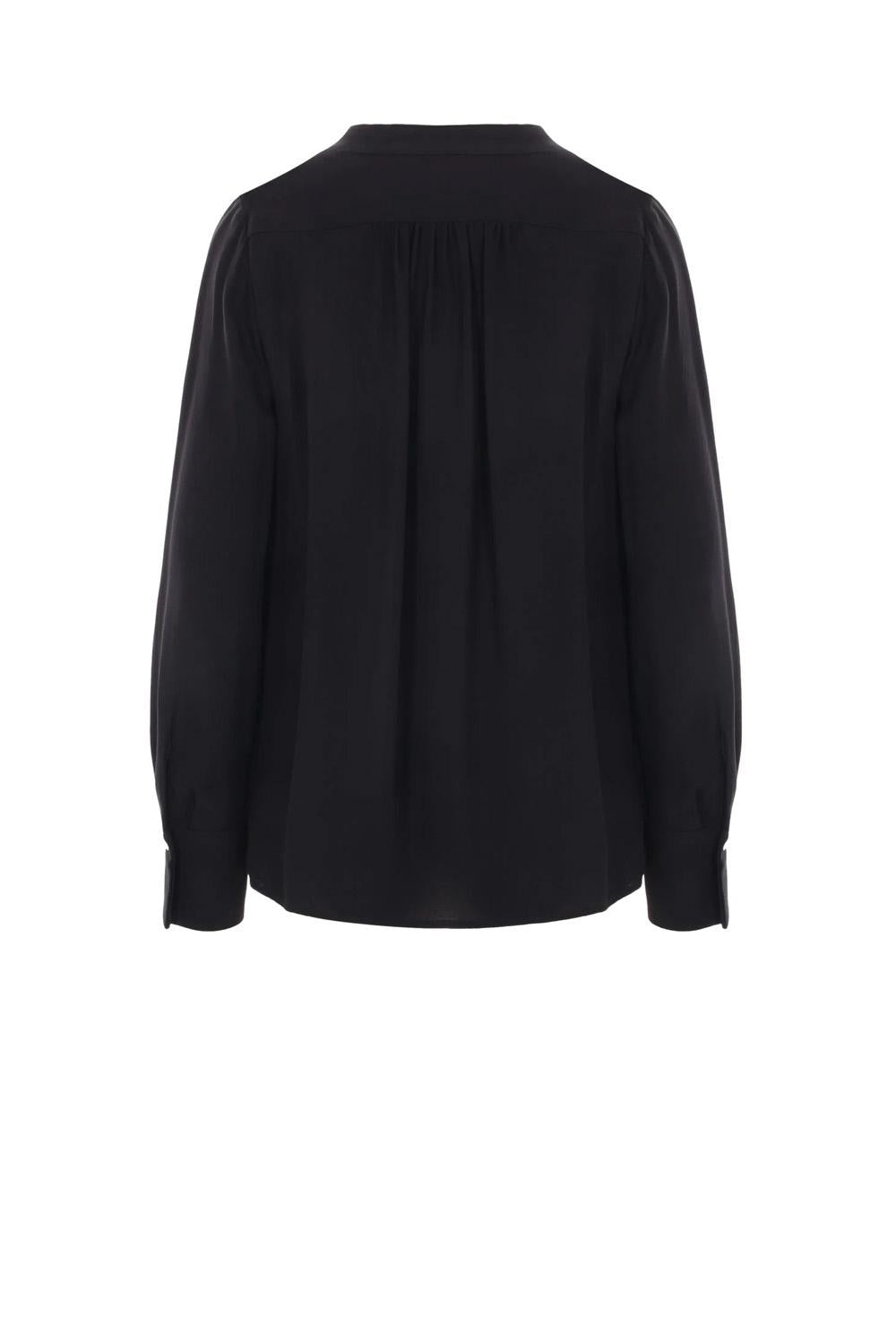 Elisabetta Franchi Camicia In Georgette Nero Woman - 2