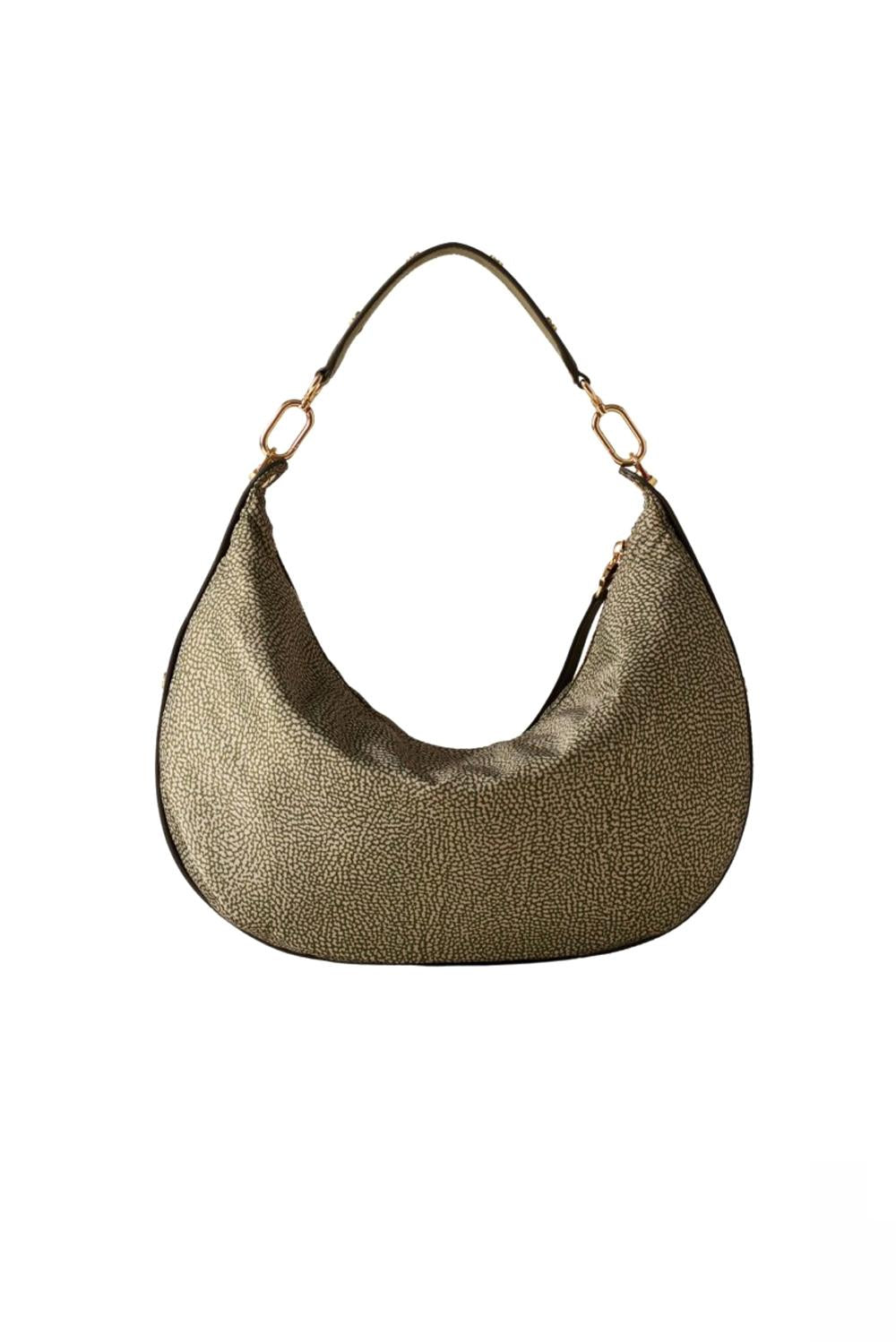  Borbonese Frame Hobo Medium Olive Woman - 3