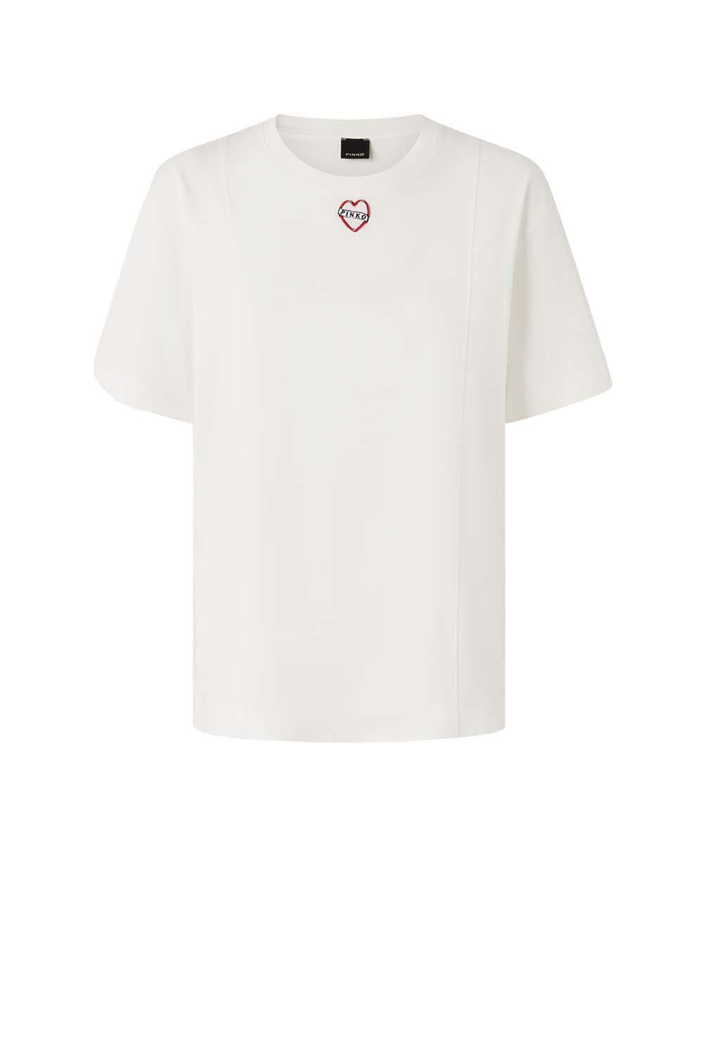  Pinko T-shirt Tortino Bianco Woman - 1