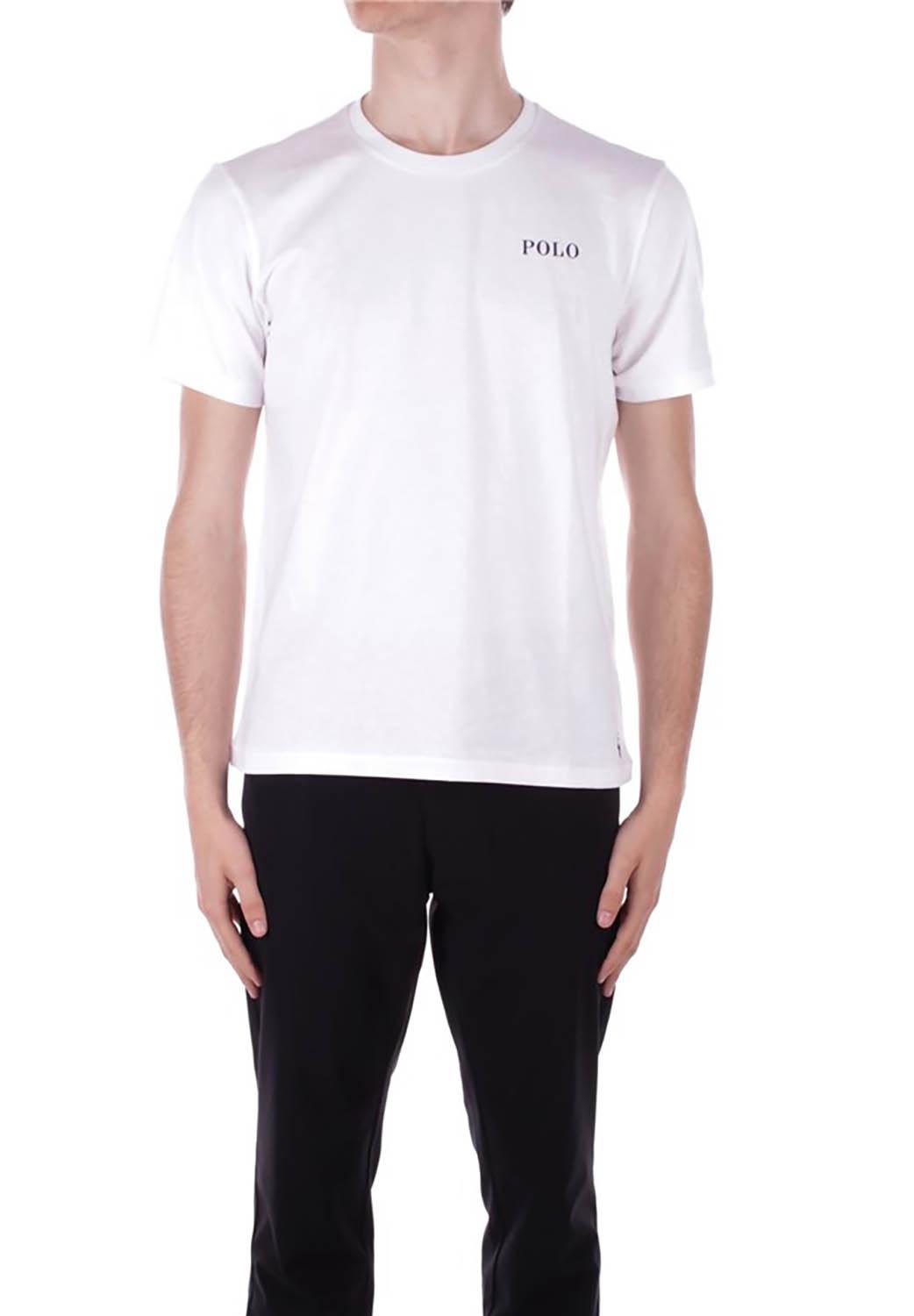  Ralph Lauren T-shirt Logo White Uomo - 2