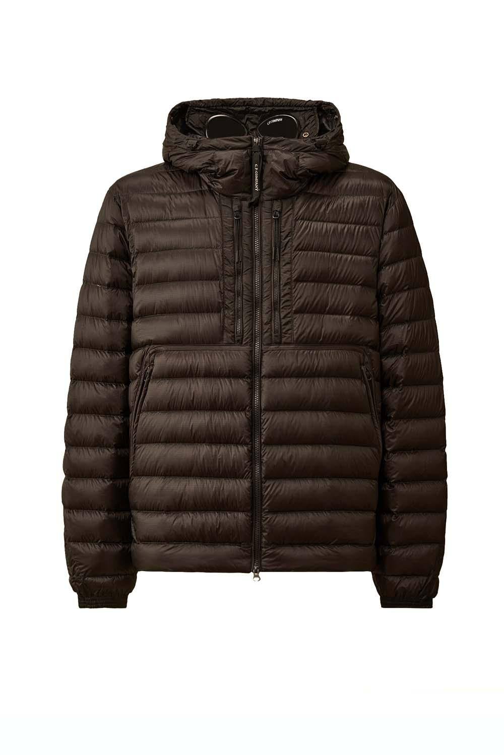  Cp Company Giacca Goggle Down Jacket Black Uomo - 1
