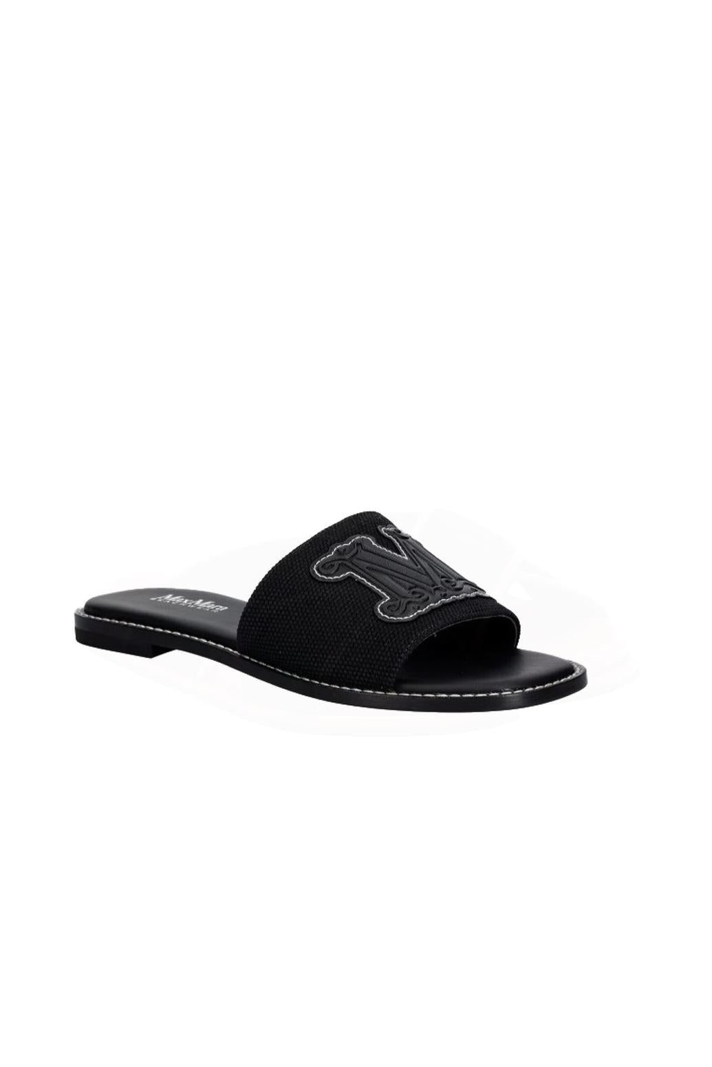  Max Mara Sandalo Bchcaucaso Nero Woman - 2