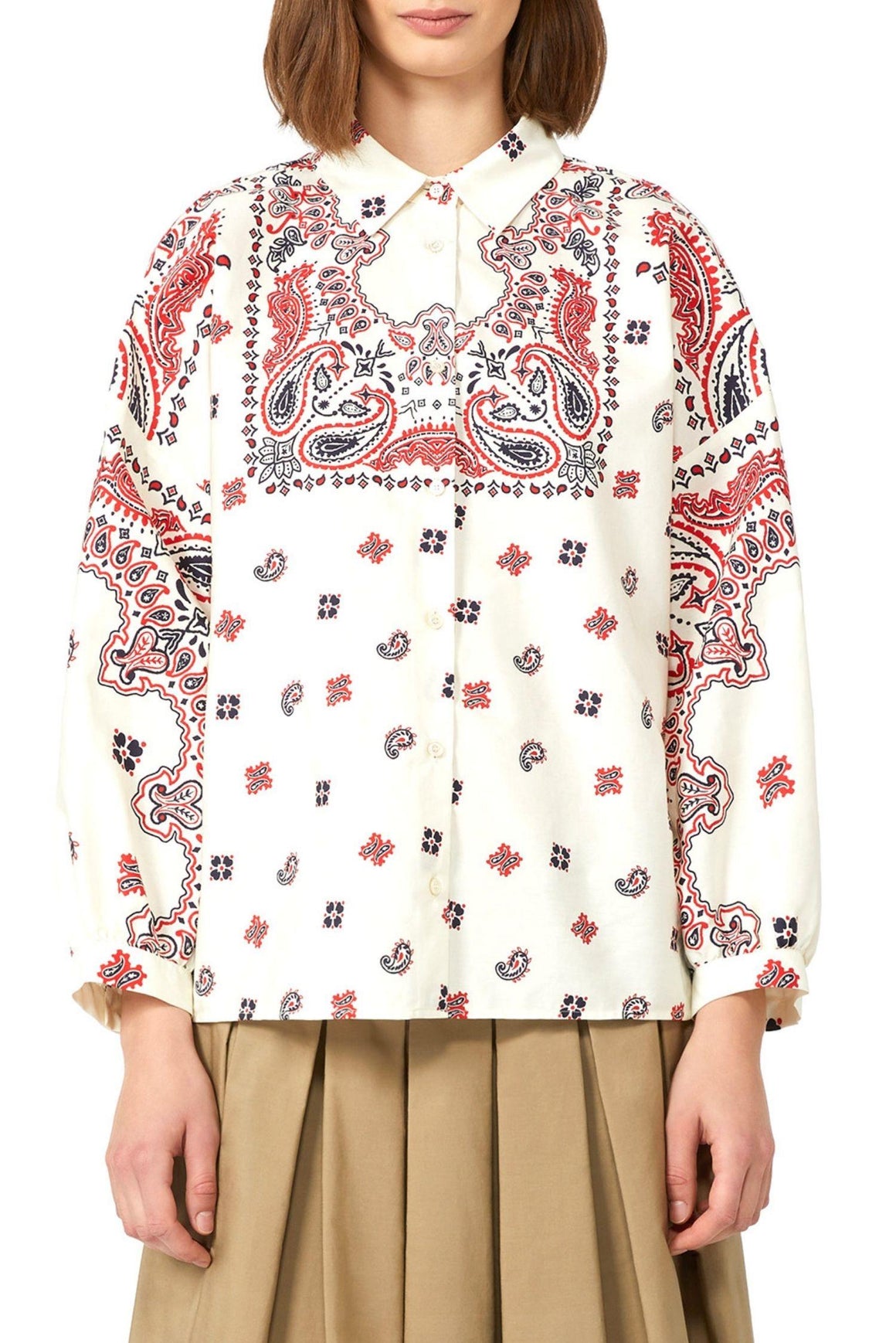  Max Mara Camicia In Popeline Woman - 2