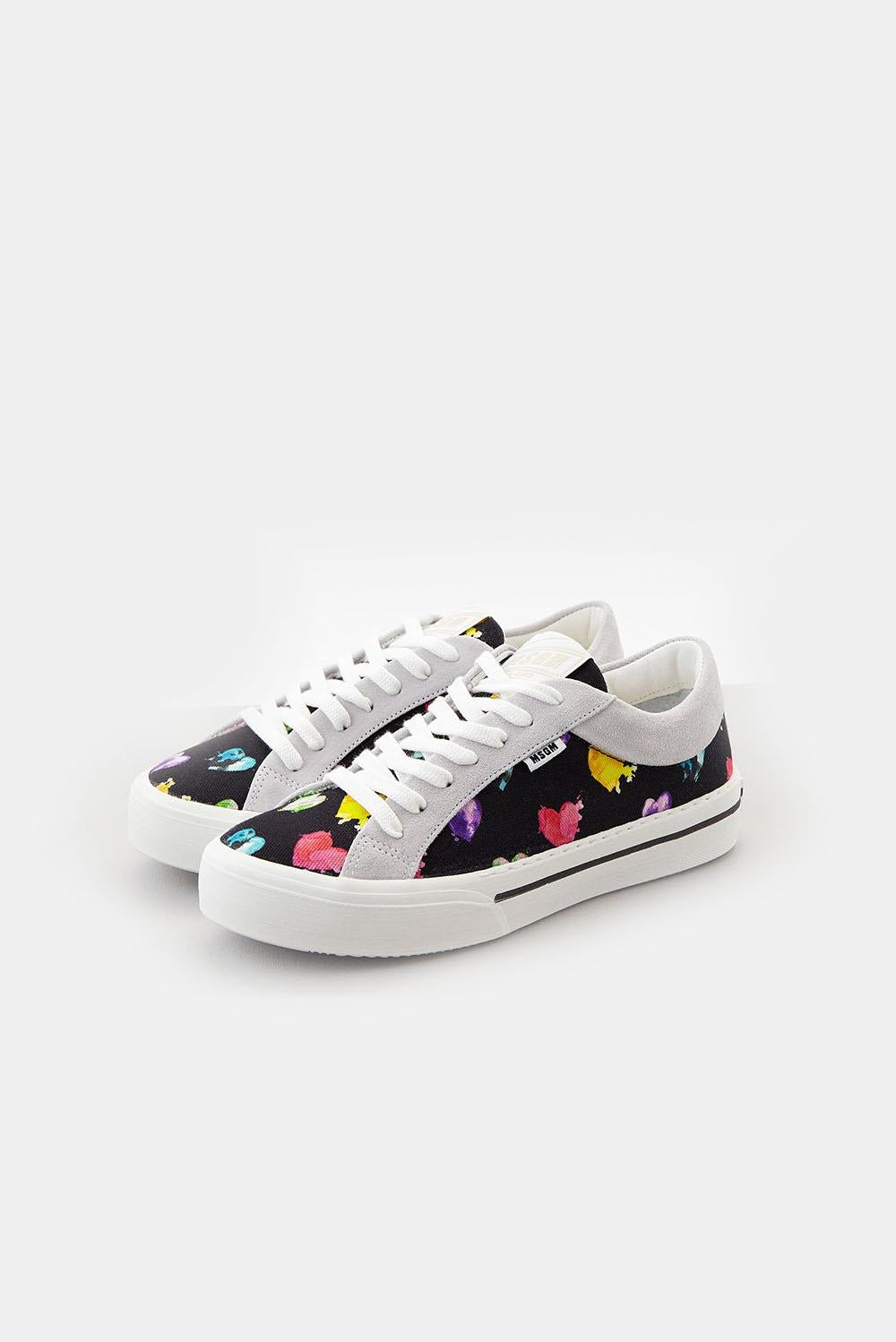  Msgm Sneakers Canvas Black Woman - 2