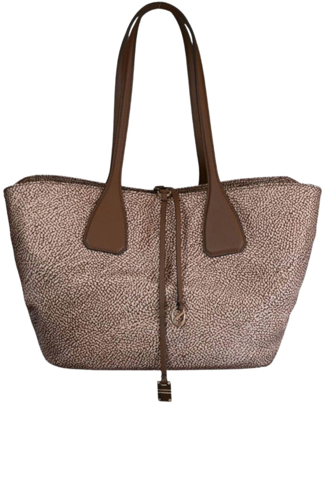  Borbonese Vis A Vis Tracolla Beige Marrone Woman - 1