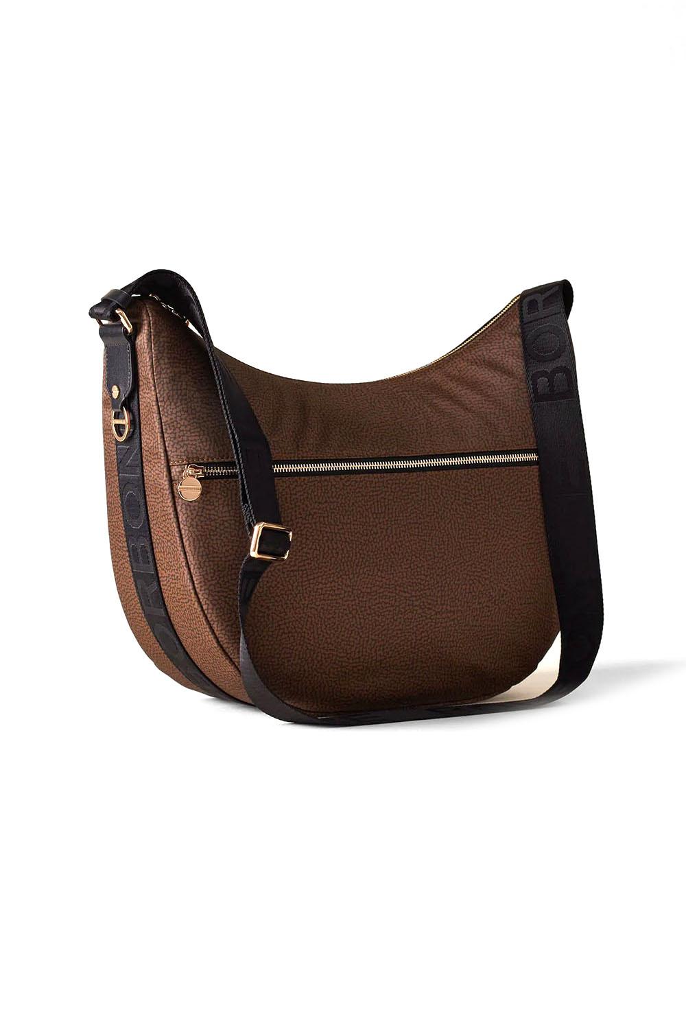  Borbonese Luna Medium Tabacco Woman - 2