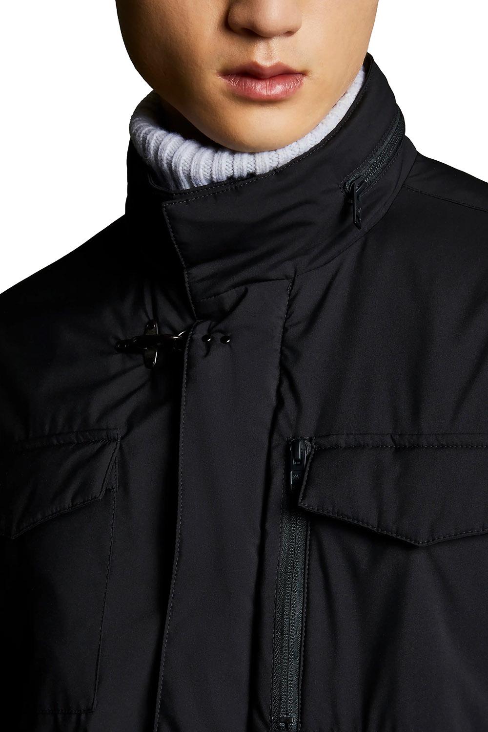  Fay Field Jacket Nero Uomo - 4