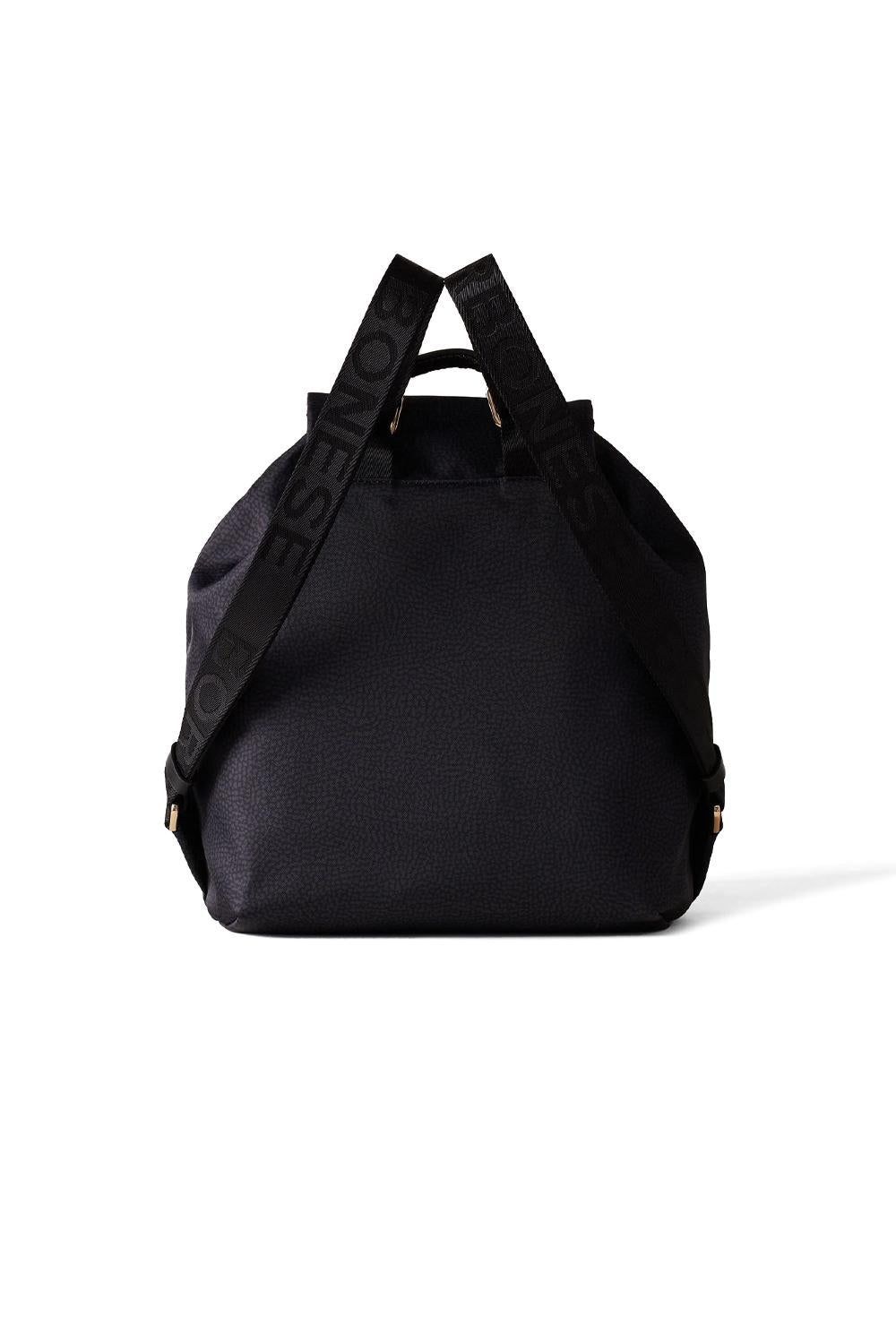  Borbonese Eco Line Zaino Medium Nero Woman - 2