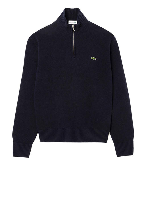 Maglione Zip In Lana
