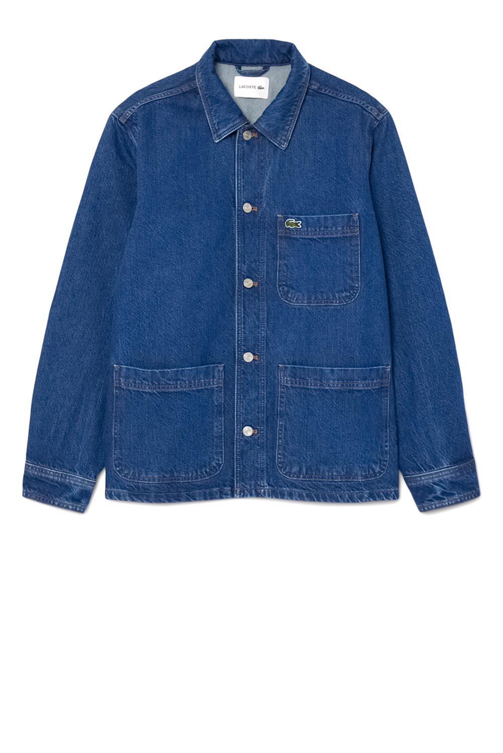  Lacoste Overshirt In Denim Uomo - 1