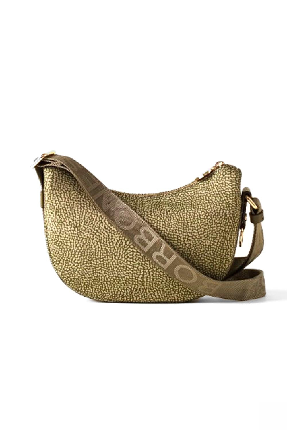  Borbonese Eco Line Luna Bag Mini Olive Woman - 3
