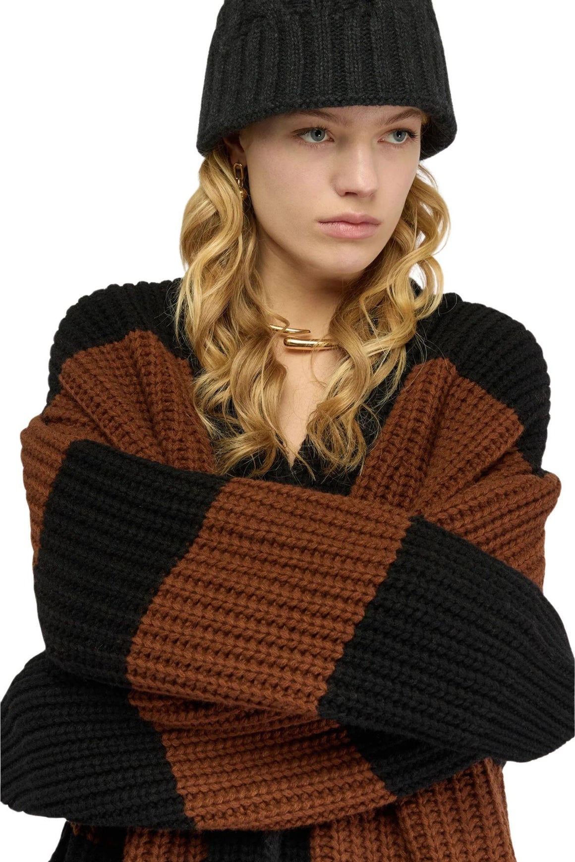  Semicouture Cardigan Chela Nero Tegola Nero-tegola Woman - 3