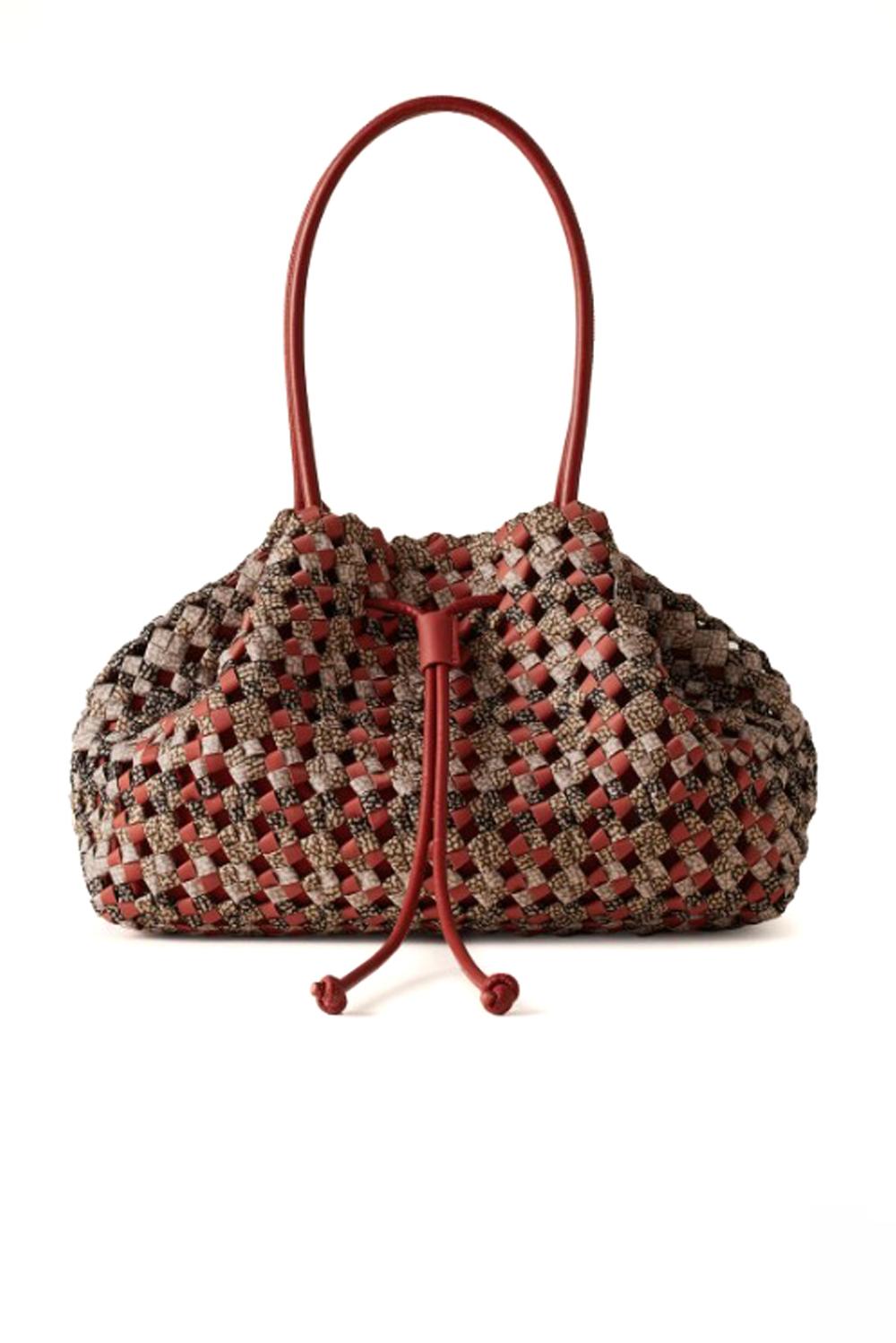 Borbonese La Nido Bag Medium Red Papaya Woman - 1