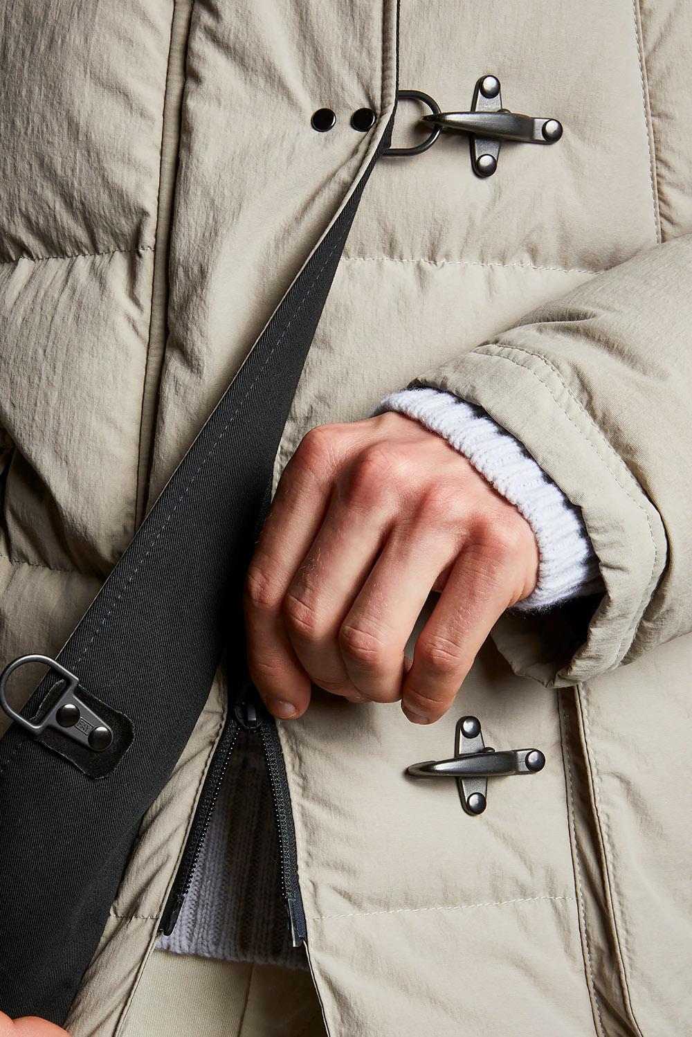  Fay Piumino Double Front Beige Uomo - 4