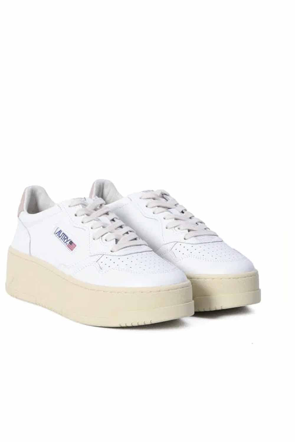  Autry Sneakers Medalist Platform White Powder Woman - 4