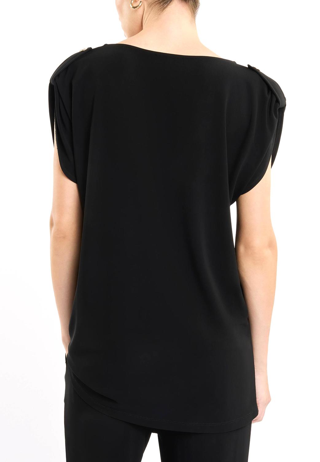  Fay Blusa In Jersey Nero Woman - 4