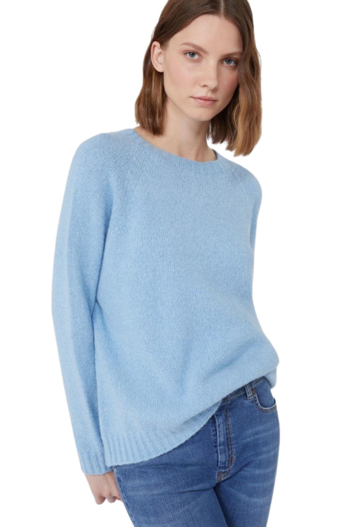  Max Mara Maglia In Alpaca Azzurro Woman - 2