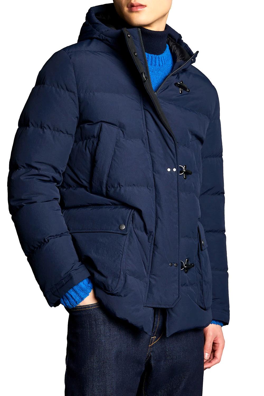  Fay Piumino Double Front Navy Uomo - 2