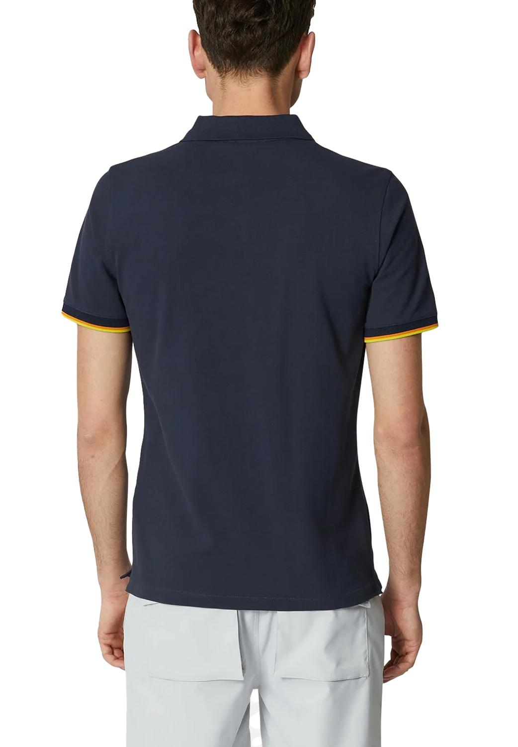  K-way Polo Vincent Blue Uomo - 4