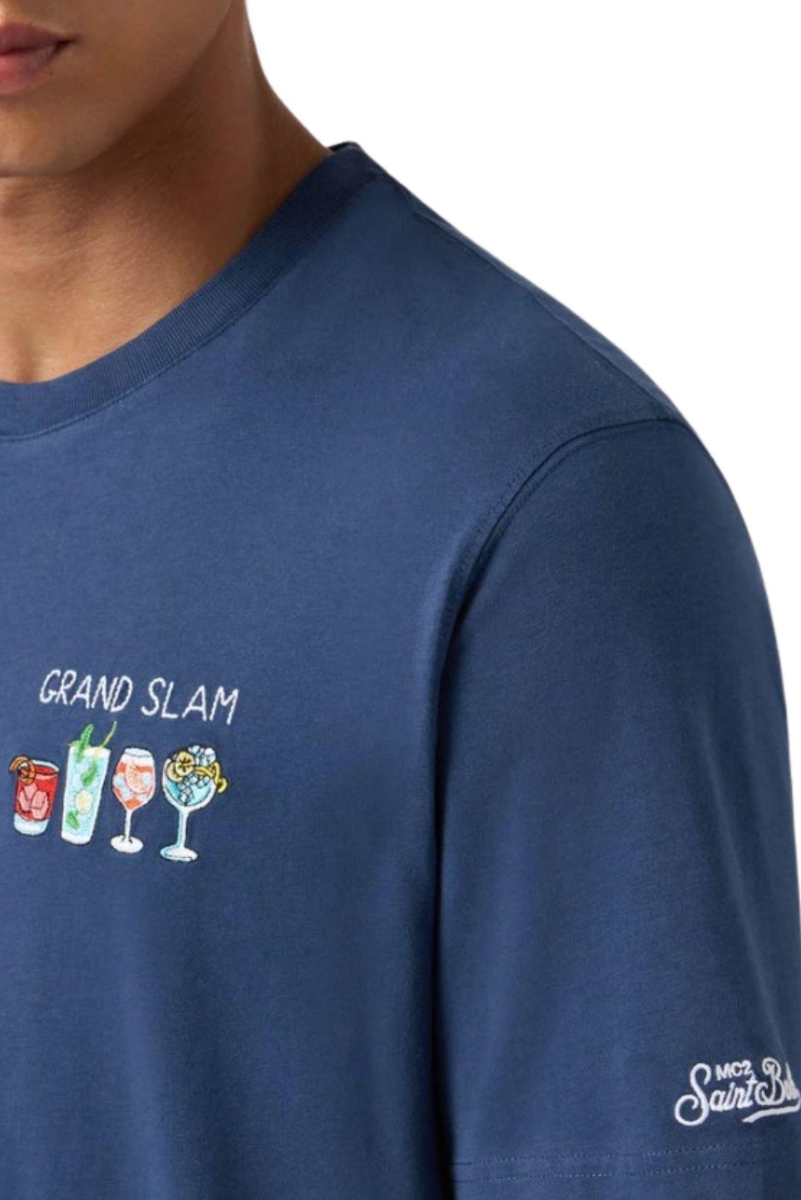  Mc2 T-shirt Arnott In Cotone Bl Uomo - 3