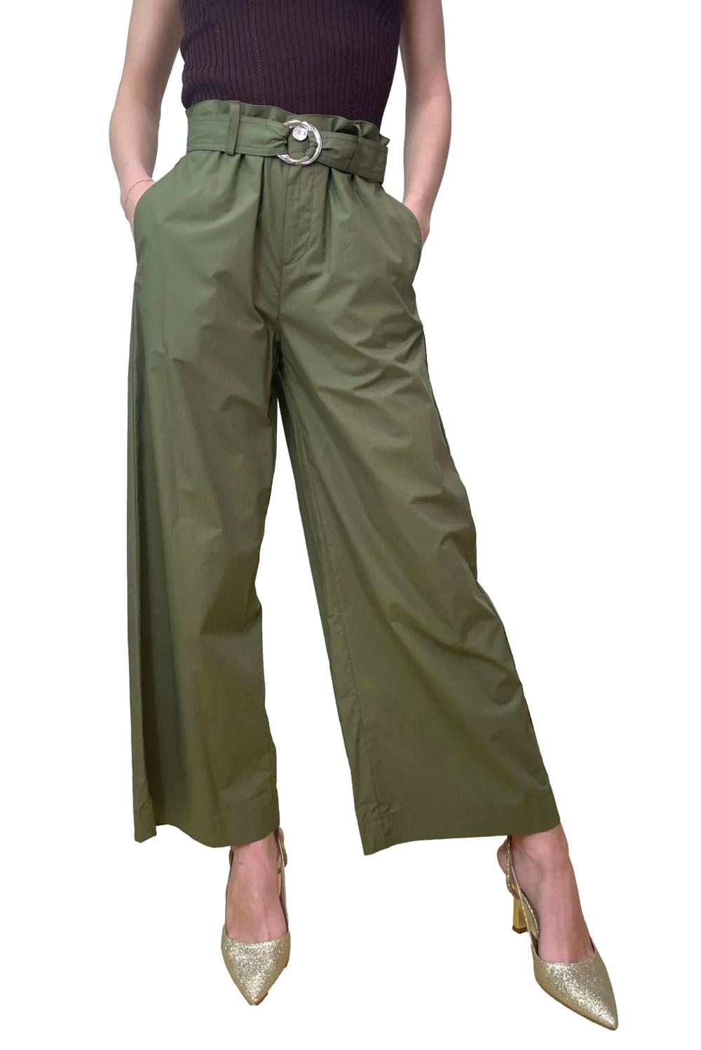  Liu Jo Pantaloni Largo Verde Woman - 2