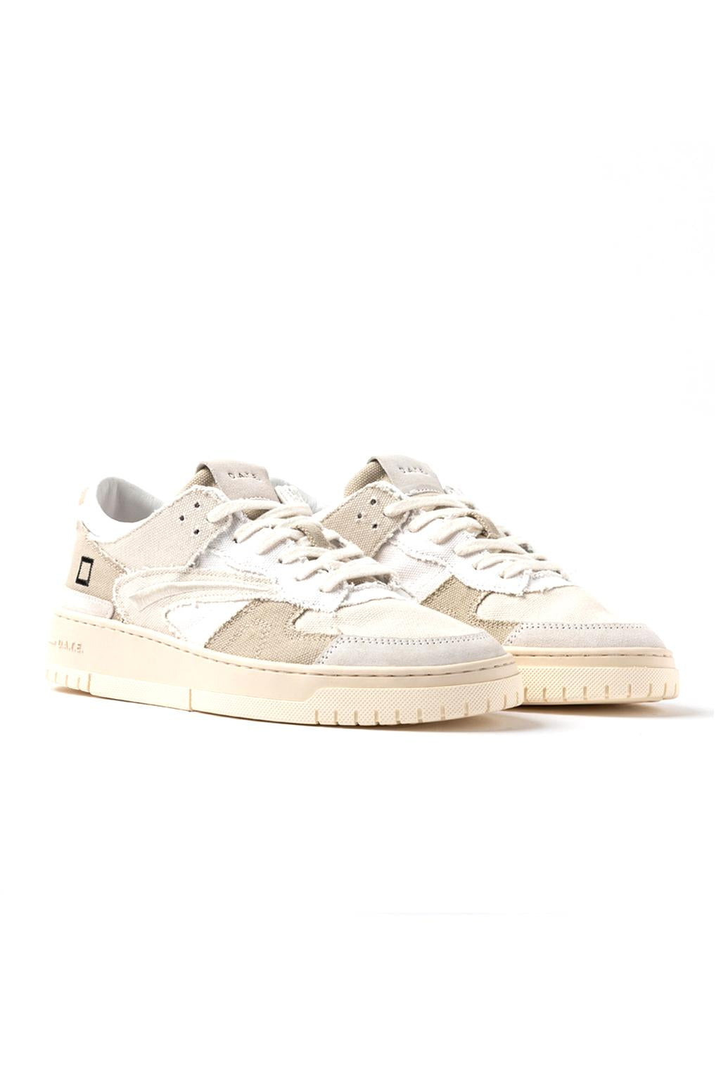  Date D.a.t.e. Sneakers Torneo Fringed Natural Uomo - 2