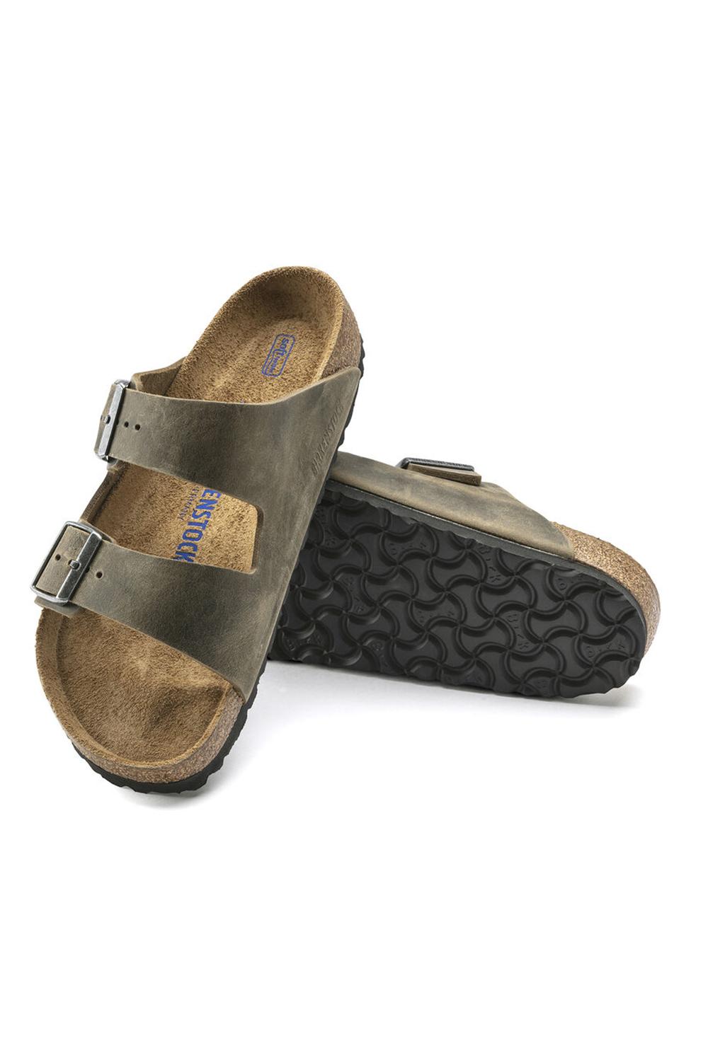  Birkenstock Arizona Soft Footbed Faded Khaki Uomo - 3