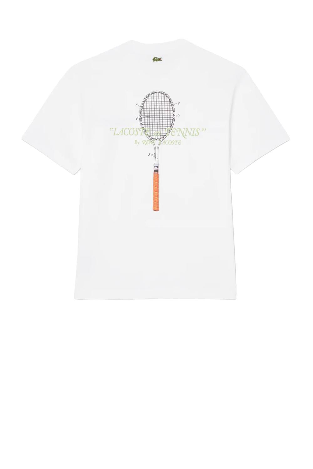  Lacoste T-shirt Cotone Ricamata Uomo - 2
