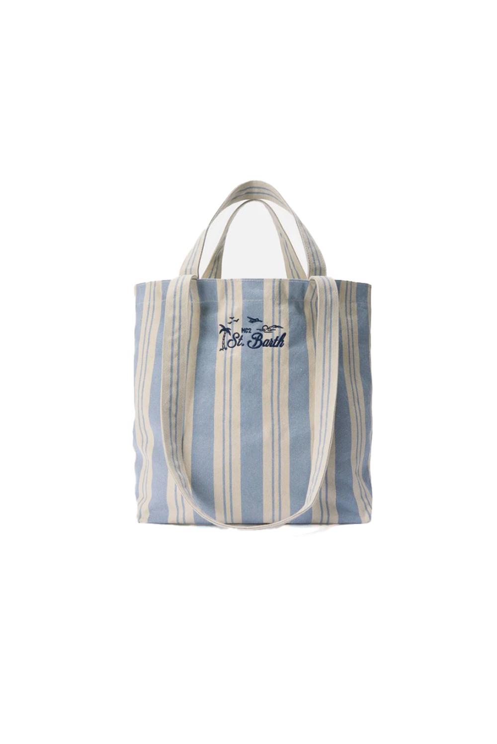  Mc2 Saint Barth Borsa Tote Essential Beach Big Stripes 3161 Woman - 1