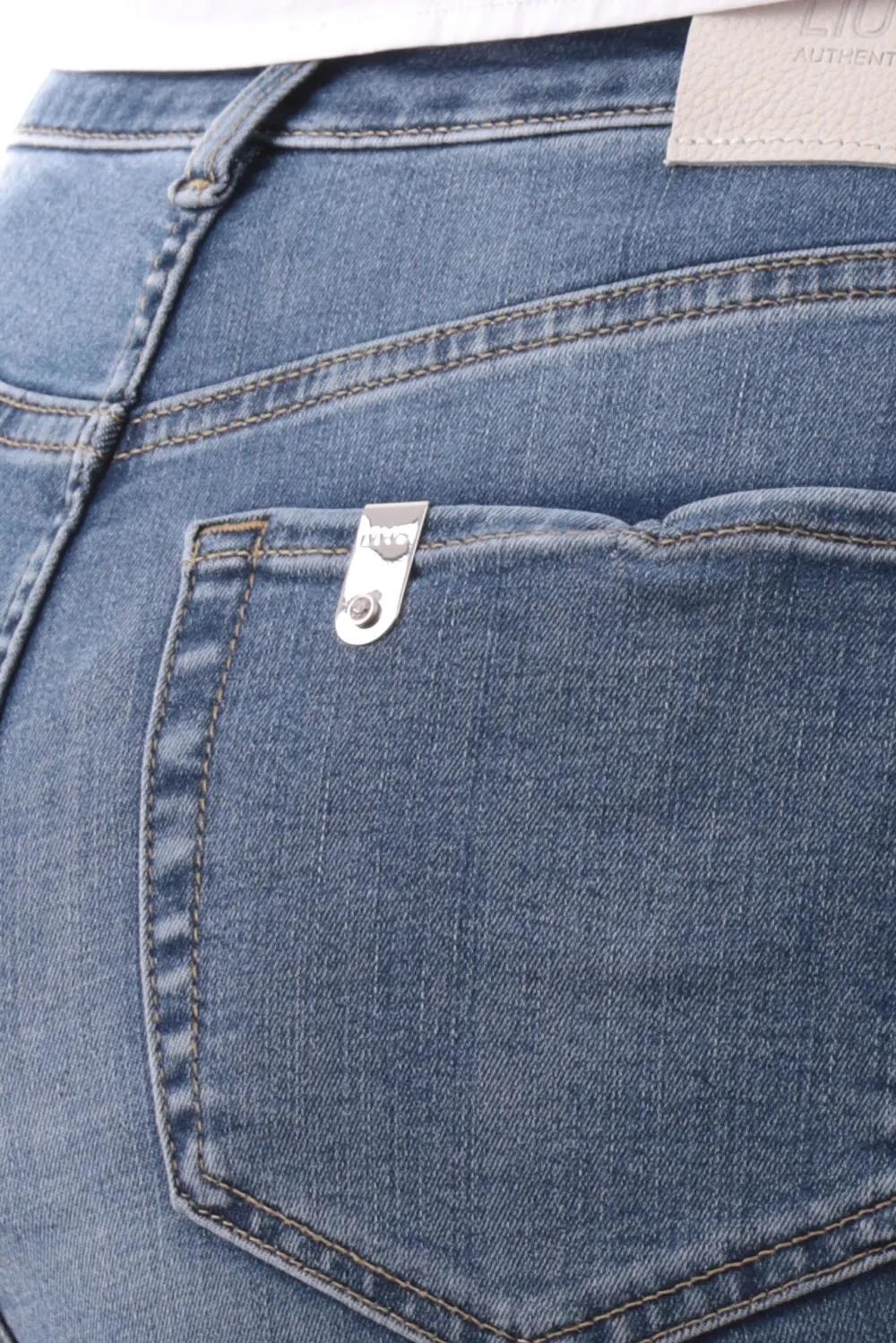  Liu Jo Jeans Cropped Flare Blu Woman - 4